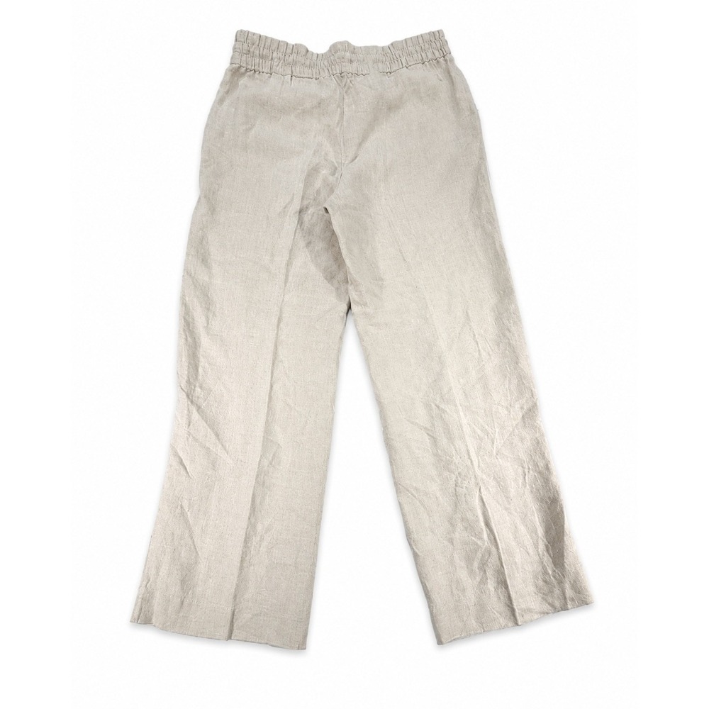 Tommy Bahama 100% Linen Pull On Pants Womens Medium Natural Tan Pockets Summer - Picture 5 of 14